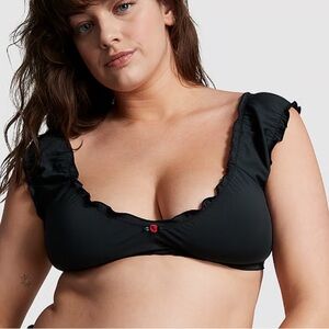 Pink by Frankie’s Bikinis Hudson Top - Black